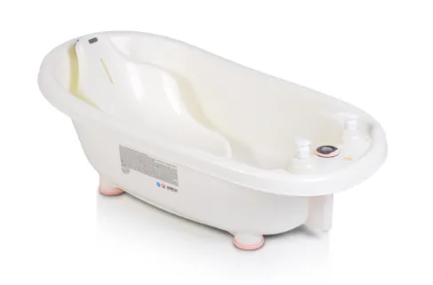 Cădiță cu suport și termometru Moni Bubble Pink, 95 cm