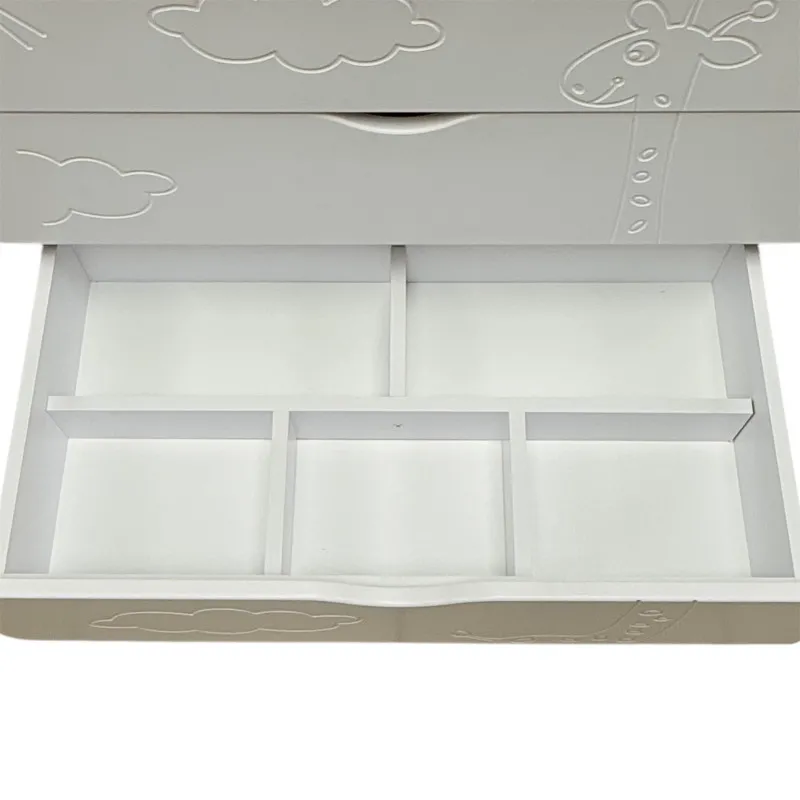 Organizator sertar pentru comoda80 Eucalyptus (DSK-0001) Alb (71x37cm)