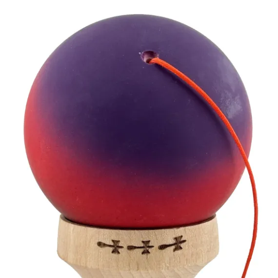 „Kendama X Original”, Profesionala, Flippy, Rulment Metalic, Ața 55 cm, Cupe Mari, 7 х 6 х 18 cm, gradient mov-roșu „Kendama X Original”, Profesionala, Flippy, Rulment Metalic, Ața 55 cm, Cupe Mari, 7 х 6 х 18 cm, gradient mov-roșu