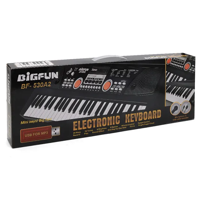 Pian electronic BF 49 clape (microfon, USB), cod 31020