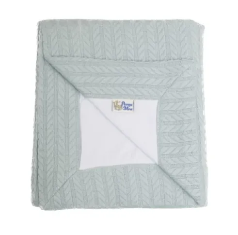 Păturică tricotată PernaMea Turcoaz