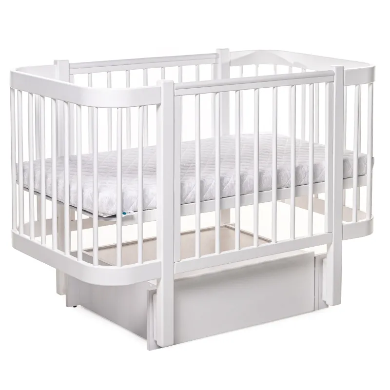 Pătuţ Eucalyptus Karol Plus Longitudinal (DS-901) Alb