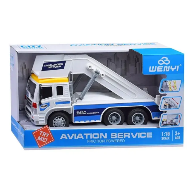 WY Mașină de serviciu aeroport 1:16 (cu lumină și sunet), cod 57933