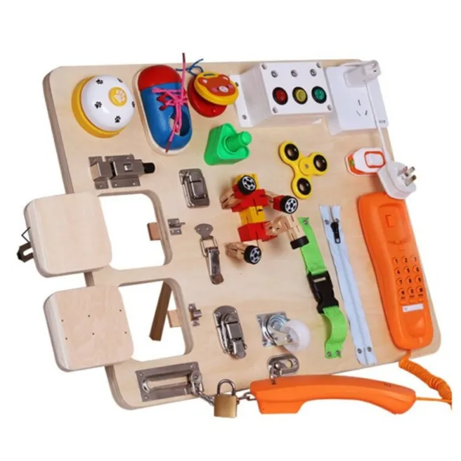 Busyboard educativ cu telefon, cod 1372D