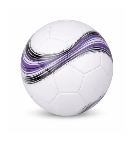Minge de fotbal Size 5 Cowhide Pattern 6, violet, cod 2166D
