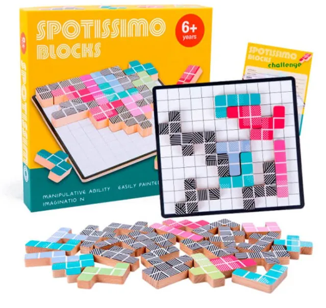 Joc din lemn Tangram S12E024