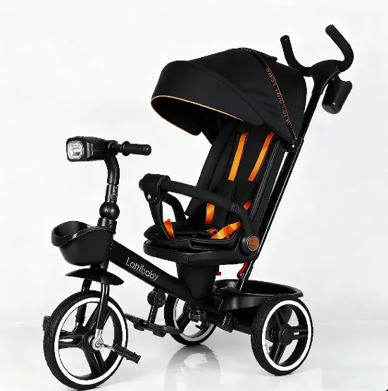 Tricicleta neagra pentru copii (JTR6200) (64637)