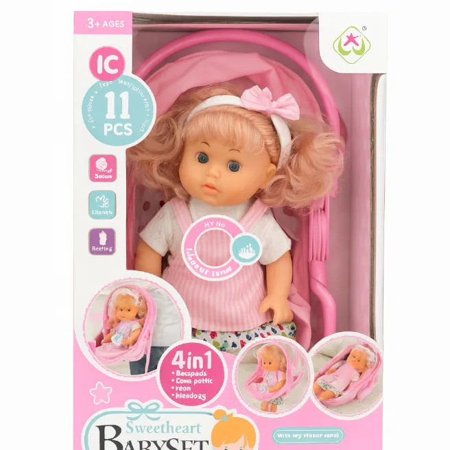 Papusa cu accesorii, 29 cm, cod 942073