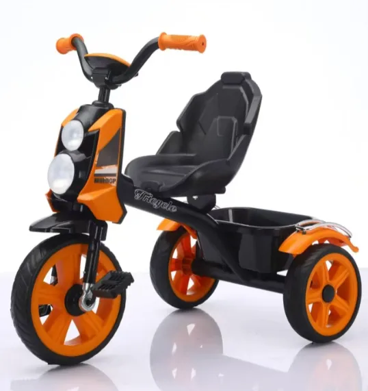 Bicicletă triciclu pentru copii cu 3 roți, MIX, cod 2312D