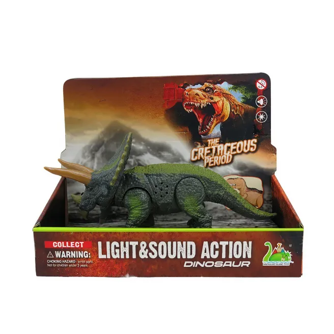 Dinozaur „Triceratops” cu lumină și sunet, cod 942051