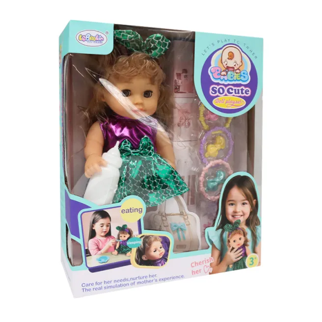 Păpușă 30 cm cu accesorii, cod 752102