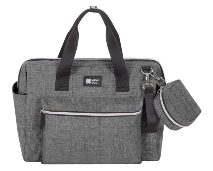 Geantă pentru mame Kikkaboo Maxi Dark Grey