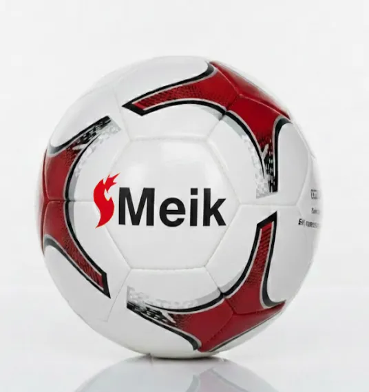 Minge de fotbal Size 5 PVC Foam Football, cu model alb, cod 2146D.