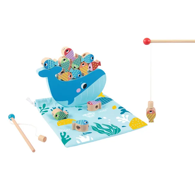 Set multifuncțional pentru pescuit din lemn, cod 57388 Set multifuncțional pentru pescuit din lemn, cod 57388