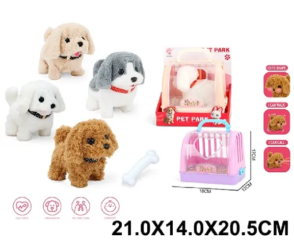 Catelus pe baterii,merge si emite sunete