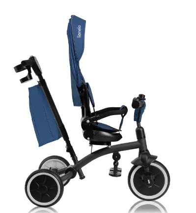 Tricicleta 2 in 1 Lionelo Tris Plus Blue Denim Tricicleta 2 in 1 Lionelo Tris Plus Blue Denim
