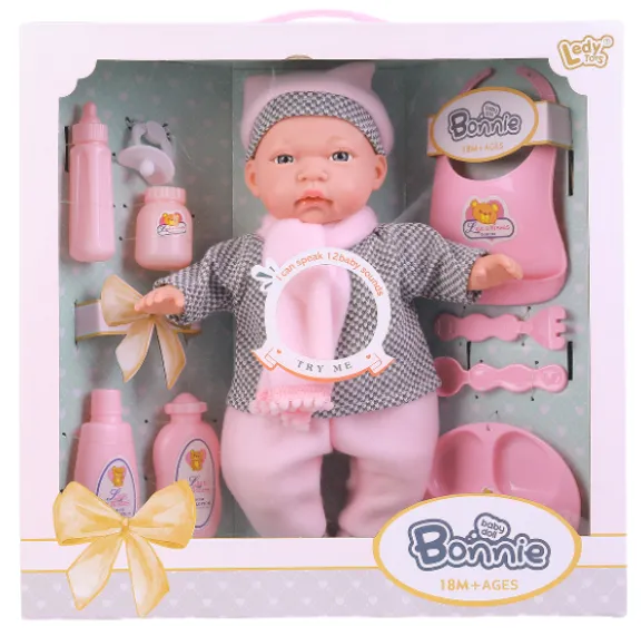 Păpușa Bonnie cu accesorii pentru hrănire, 30 cm