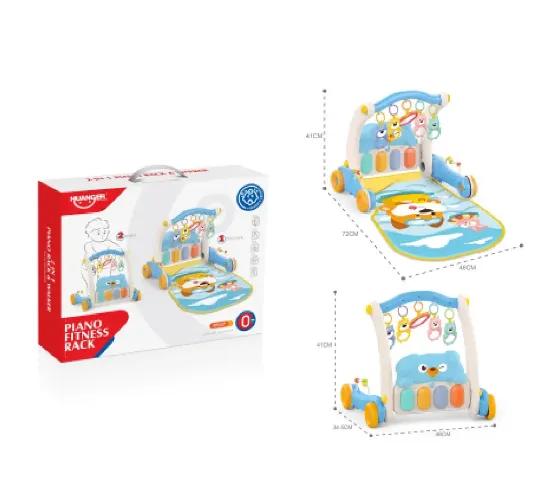 Covoras de joaca cu zornaitoare 2 in 1