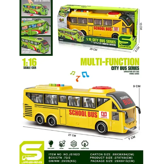 AUTOBUZ CU SUNET SI LUMINI (INSTRUCTIUNE IN ROMANA) 72063
