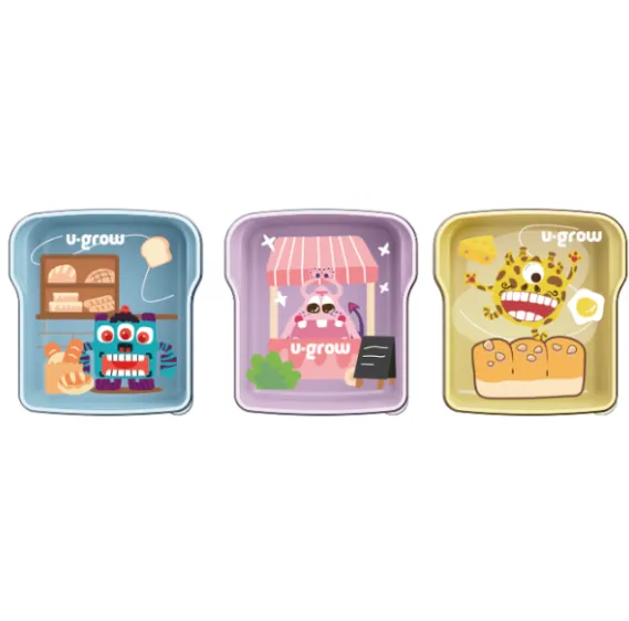 Set 3 caserole, multicolore, 3 x 300 ml