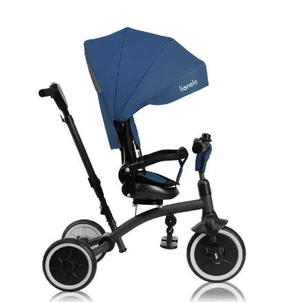 Tricicleta 2 in 1 Lionelo Tris Plus Blue Denim Tricicleta 2 in 1 Lionelo Tris Plus Blue Denim