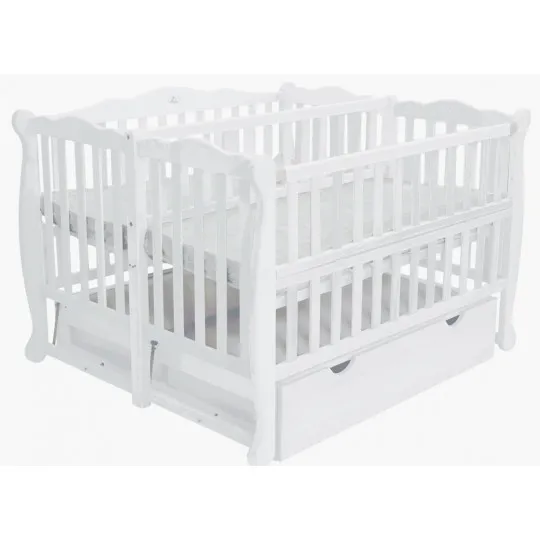 Pătuţ Goydalka DUO (1B330-1) Alb