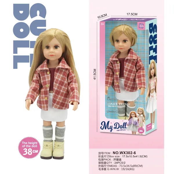 Papusa din vinil 38cm 008792 