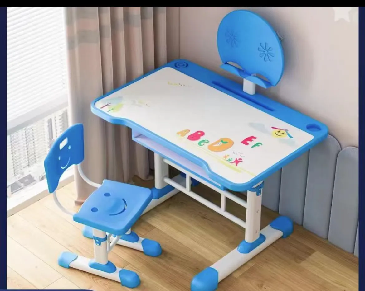 Masa cu scaun - albastru 007485 