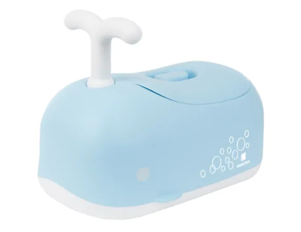 Oliță pentru copii KikkaBoo Whale Blue, 12 luni +