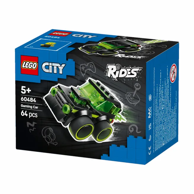 Constructor LEGO City Rides – Mașină de curse de jucărie, art. 60484