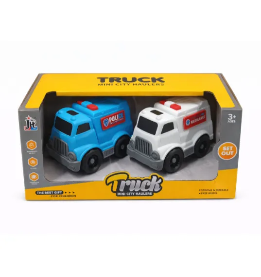 Set mașini inerțiale Mini City Haulers, cod 962040