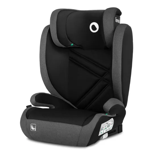 Scaun auto 100-150 cm (i-Size) Isofix Lionelo Hugo Black Grey