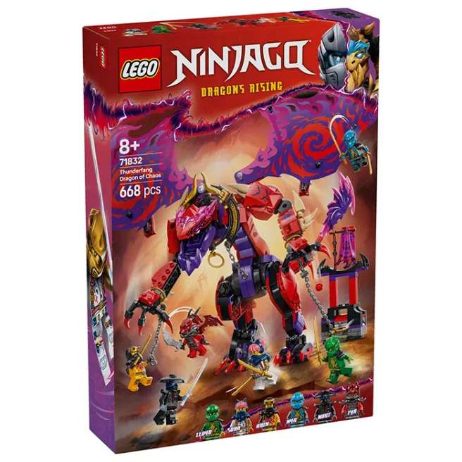 Constructor LEGO Ninjago Thunderfang al dragonului haosului, art. 71832