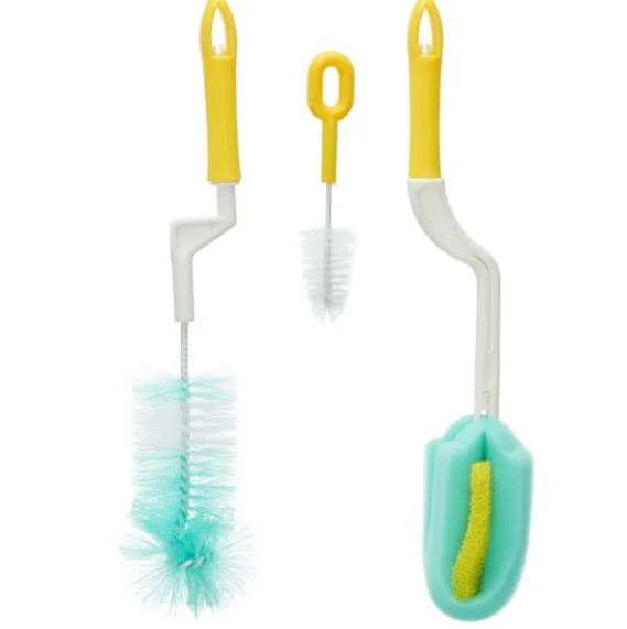 Set de perii pentru biberoane, rotative 360°