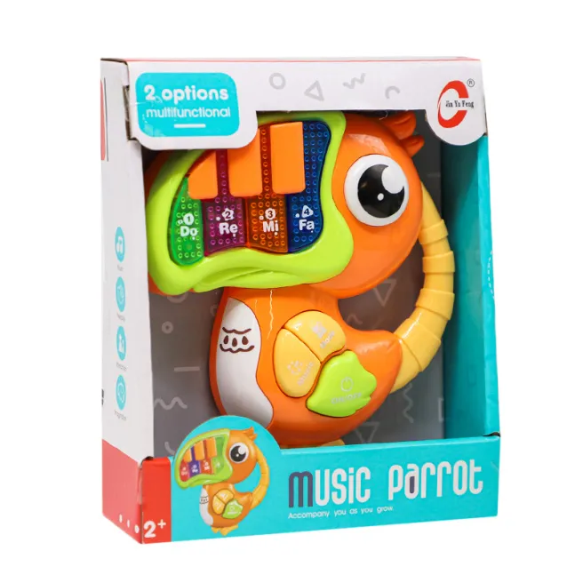 Jucărie muzicală pentru copii „Ciocănitoare”, orange, cod 762057