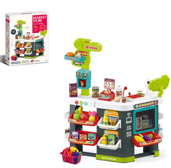 Set de joacă pentru copii „Magazin cu rafturi”, 81 elem.