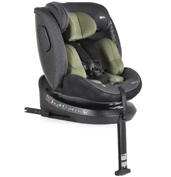 Scaun auto 40-150 cm (i-Size) Isofix Moni Hoku Olive Green, rotativ 360