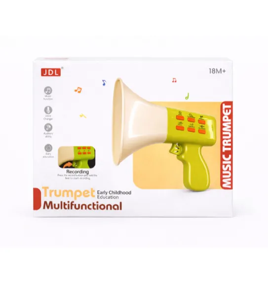 Megafon cu funcție de schimbarea vocii și efecte sonore, verde, cod 962182