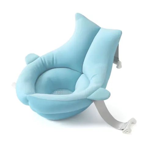 Suport textil pentru cădiță Moni Cradle Blue, 39x35x12 cm