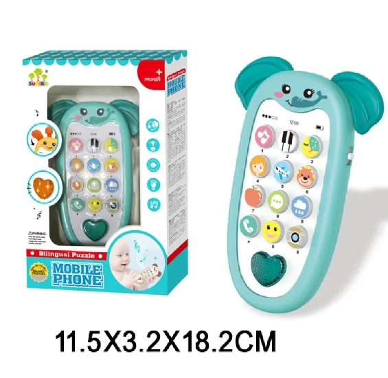 Telefon pe baterii cu sunete si lumini