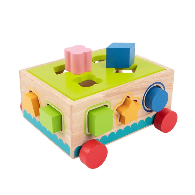 TK Jucărie din lemn Sorter pe rotile, cod 58741 TK Jucărie din lemn Sorter pe rotile, cod 58741