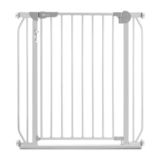 Poartă de siguranță Lionelo Truus Slim LED Grey, 75-105 cm