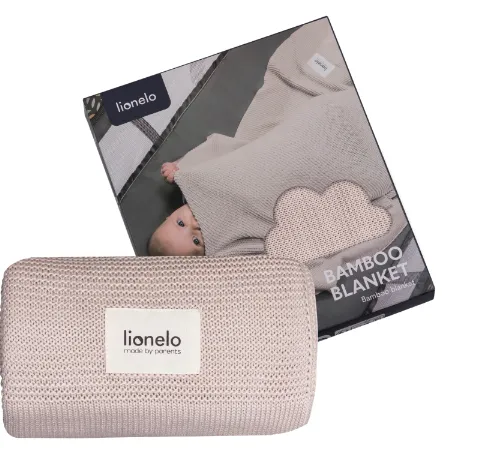 Plapumă Lionelo Bamboo Blanket Beige Sand, 75x100 cm