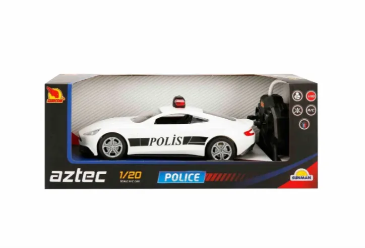 Mașină radiocomandată AZTEC POLICE 2MODELx 2CLR. S00020357
