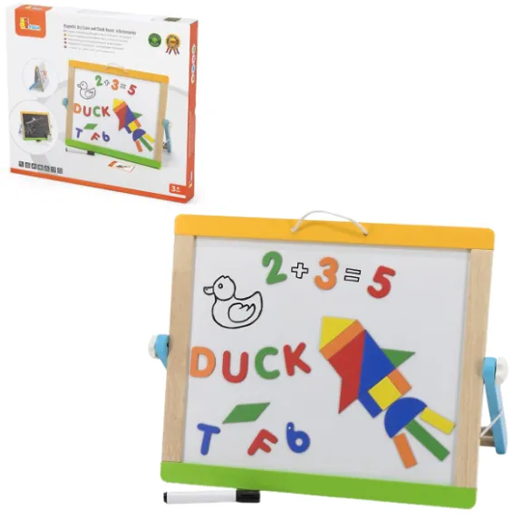Magnetic Dry Erase and Chalk Board
