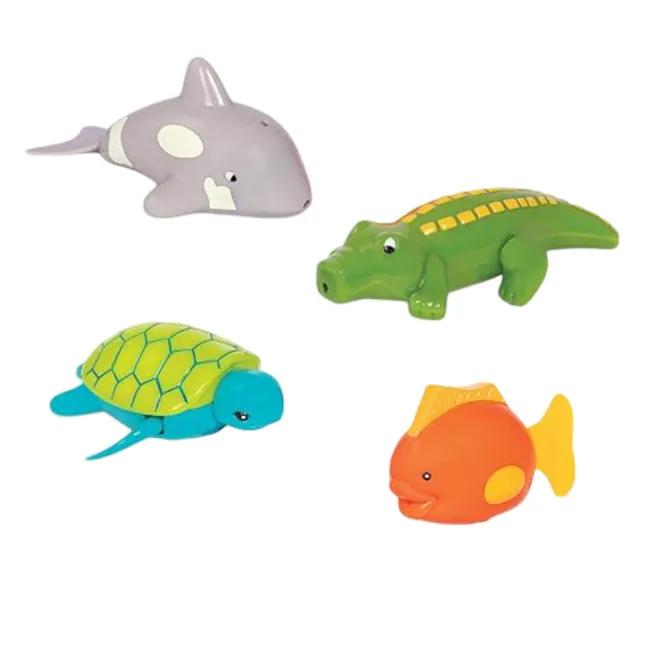 Jucării mecanice Battat: broască țestoasă, pește, crocodil, balenă, cod 2003D Jucării mecanice Battat: broască țestoasă, pește, crocodil, balenă, cod 2003D