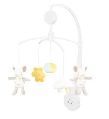 Carusel pentru patut Kikkaboo Joyful Mice