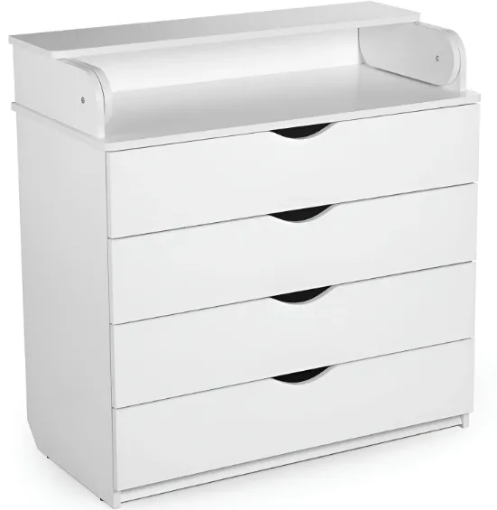 Comoda-măsuță de înfășat PernaMea HappyBaby Standart 800 PAL White