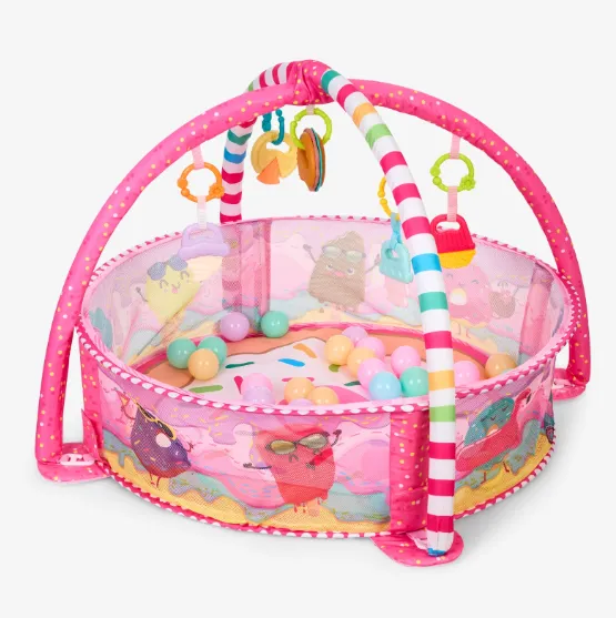 Covoraş pentru copii KikkaBoo Marshmallow Pink, 70x70x50 cm