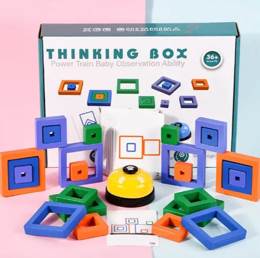 Joc de sortare a formelor geometrice din lemn S12E010